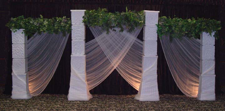 Wedding Backdrops backgrounds decorations columns