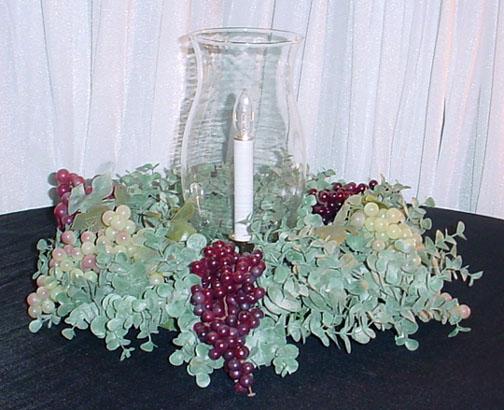 What to put around these centerpieces wedding