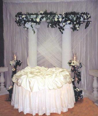 Grecian Column Cake Backdrop